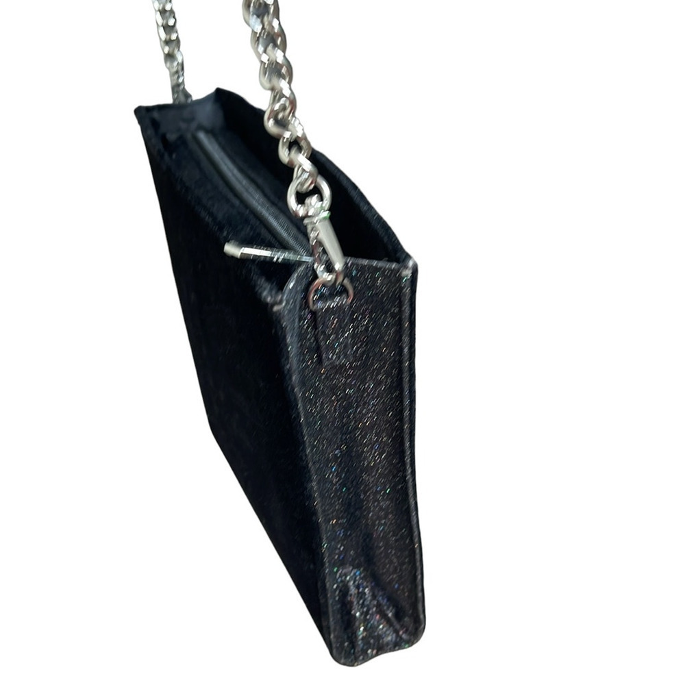 JIMMY CHOO PARFUMS VELVET SHOULDER BAG BLACK - Picture 7 of 9